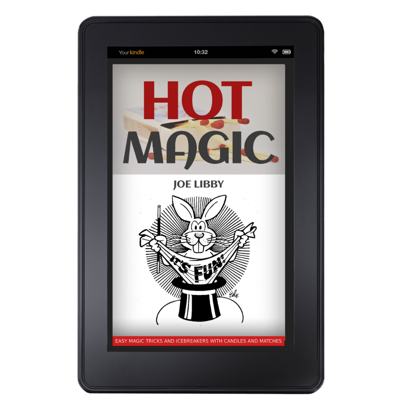 The Hot Magic ebook in an iPad